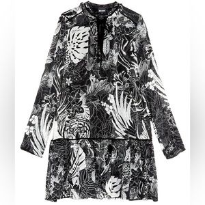 Roberto Cavalli Just Cavalli jungle print dress